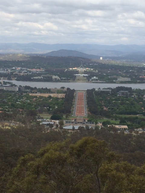 Canberra seen from Mount Ainslie.
